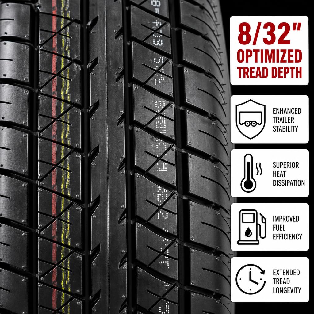 2-Pack Trailer Tire Rim Assembly 4.80-12 Load C 5 Lug N39685