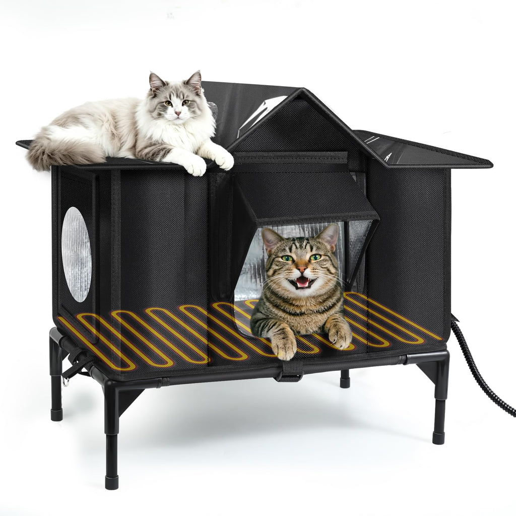 Insulated Outdoor Heated Cat Shelter H18683