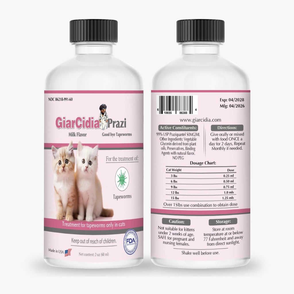 60mls Chicken Flavour Oral Suspension Dewormer J256