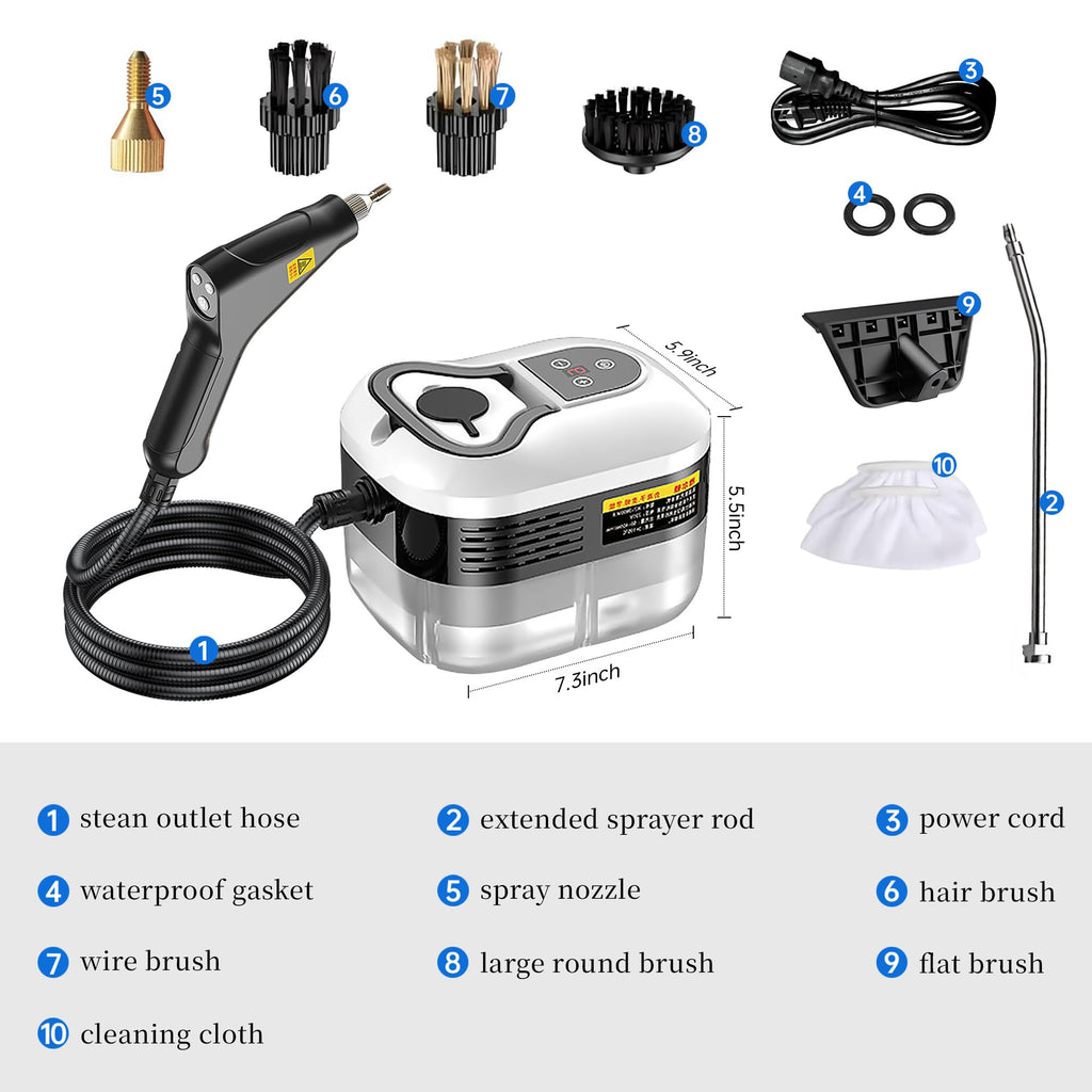 2500W Handheld Steam Cleaner X898