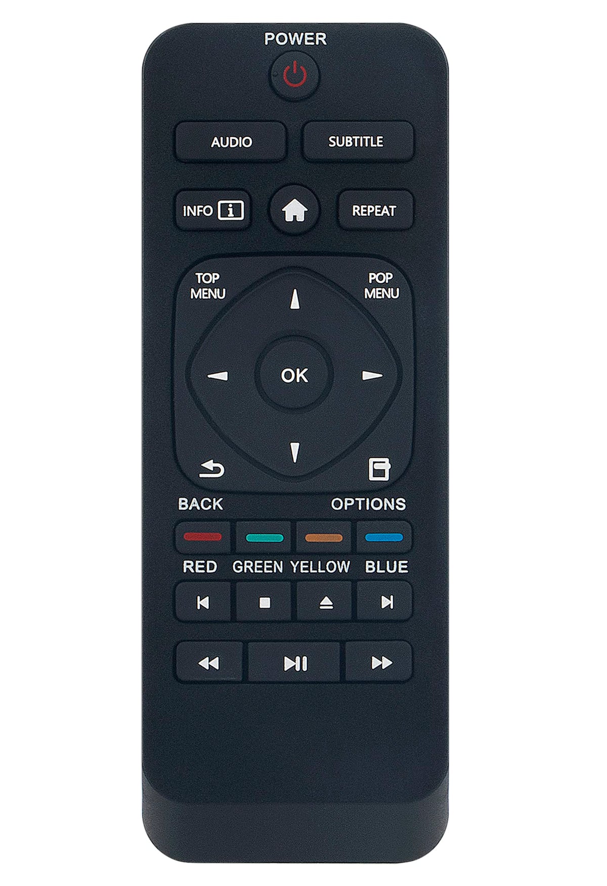 Remote Control for Philips 4K HD Blu-ray Player H173620