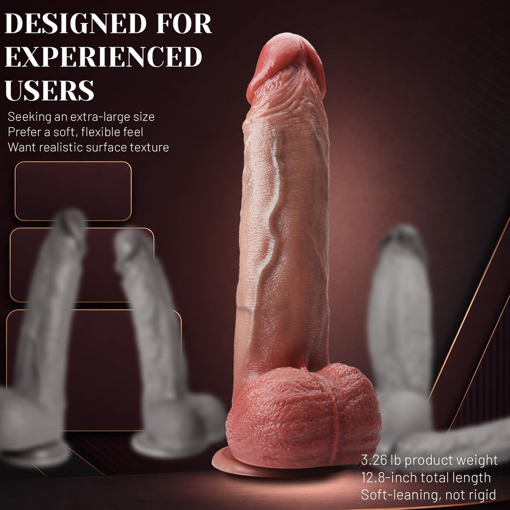 12.6 Inch Dual Density Dildo A12722