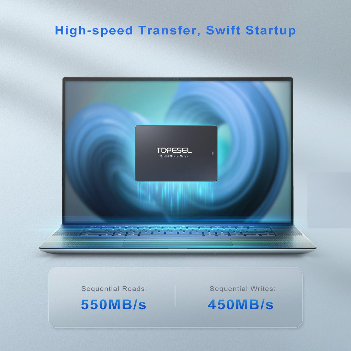 1TB SATA III 2.5" Internal Solid State Drive 3D NAND TLC SSD W41262