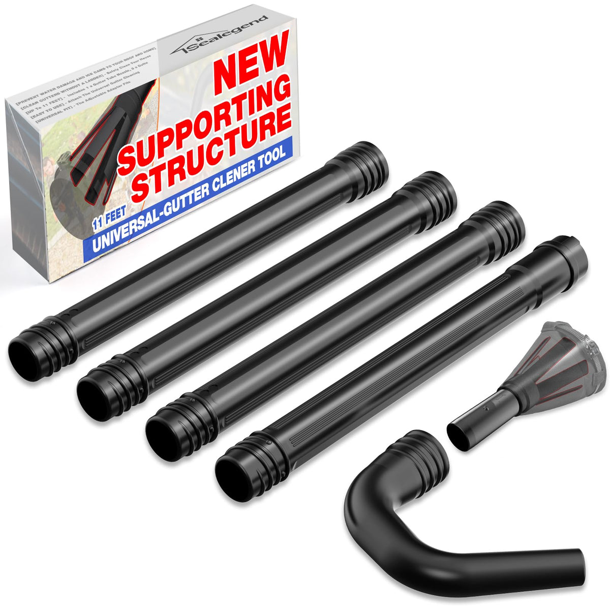 Gutter Cleaning Kit for Leaf Blowers, 11 Feet M342