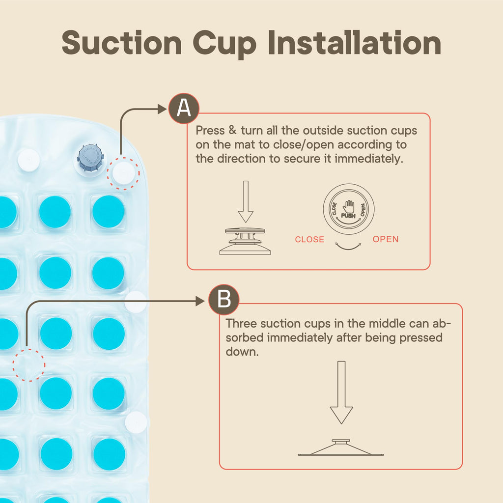Bath Massager Mat with Adjustable Bubbles and Remote Control Z136