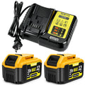 2-Pack 12000mAh 20V Max Lithium-Ion Battery & Charger Combo S8350