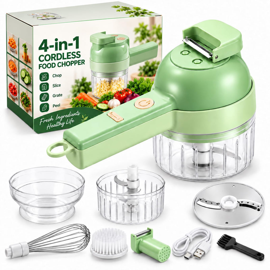 4 in 1 Wireless Electric Vegetable Chopper W84733