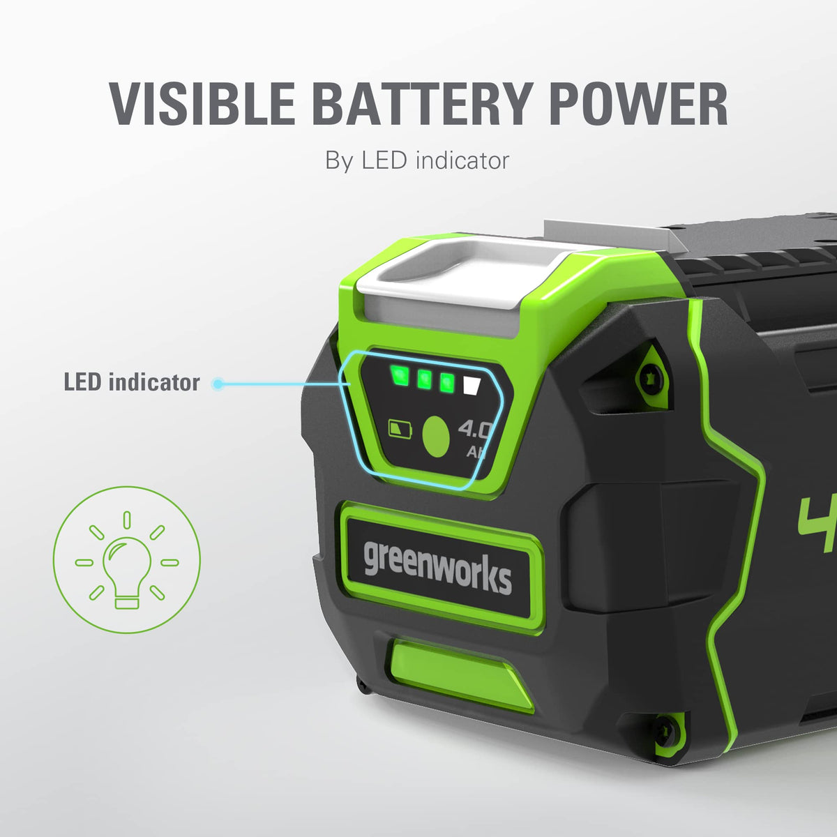 40V 4.0Ah USB Lithium-Ion Battery V4614