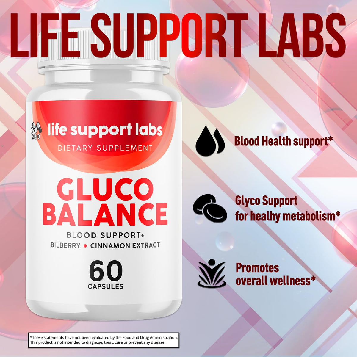 3 Pack 180 Capsules Blood Health Pills J198