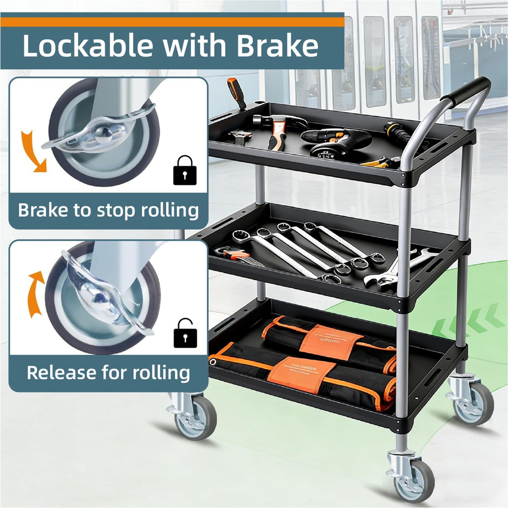 Set of 4 Stem Casters with Brake W650860