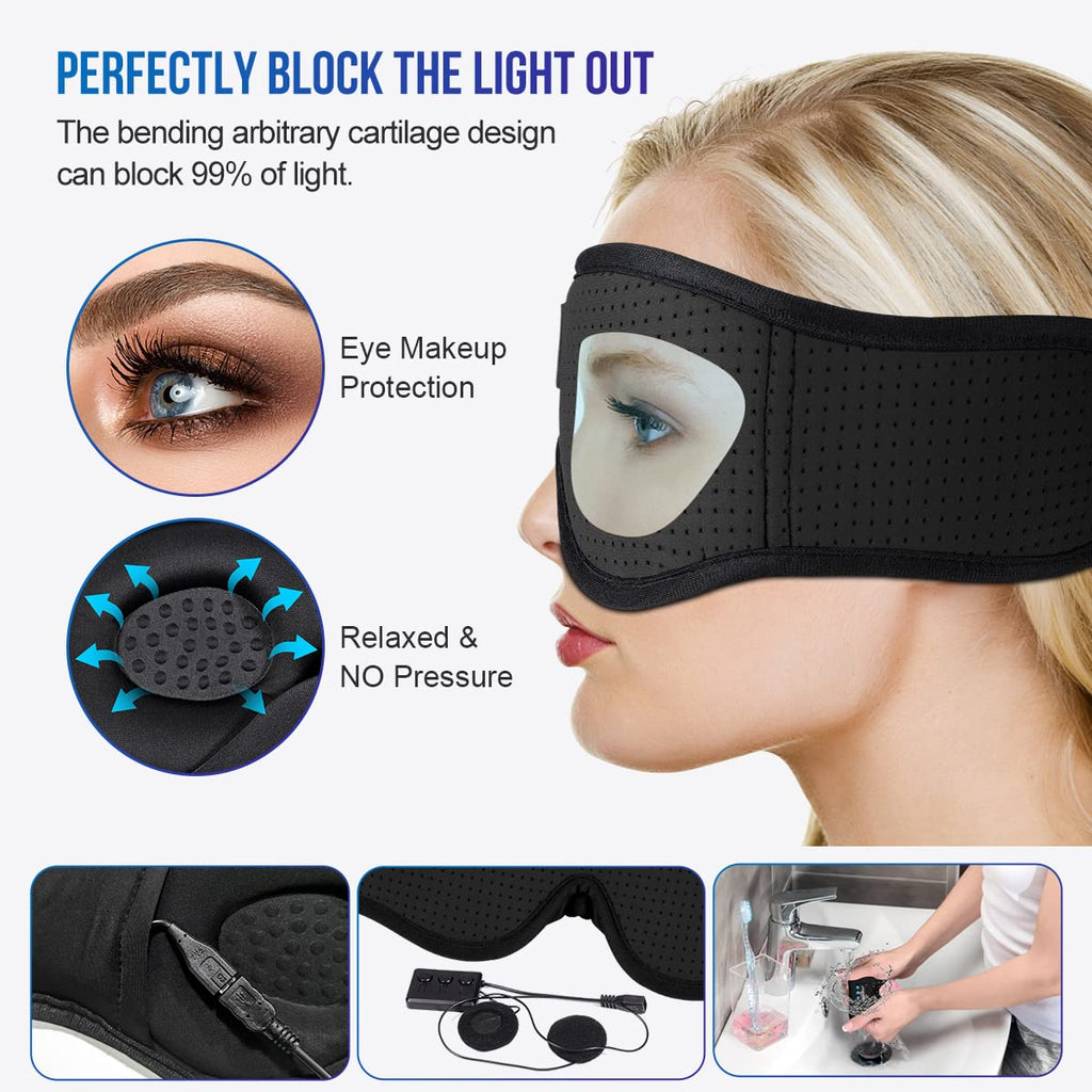 3D Bluetooth Sleep Headphones Headband A303268