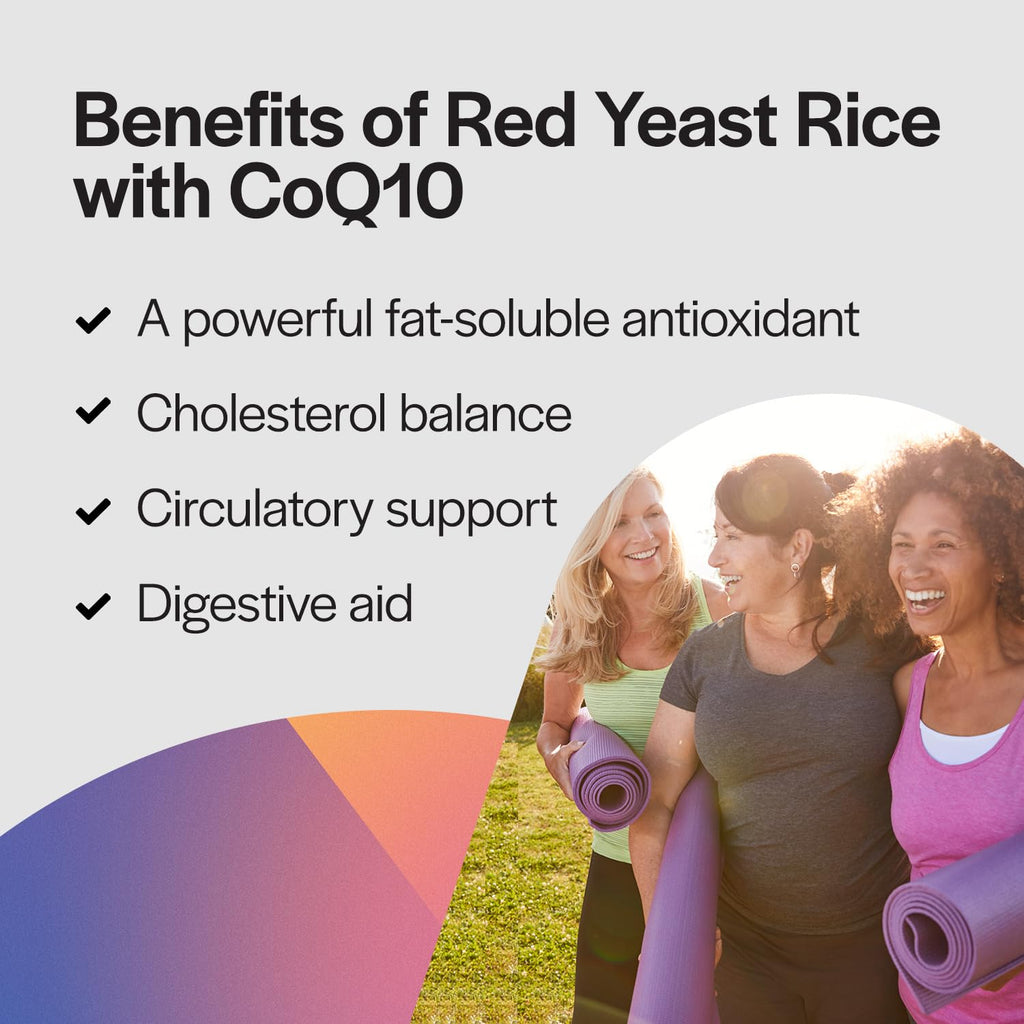 Extra Strength Red Yeast Rice 1200mg with CoQ10 120 Capsules H126