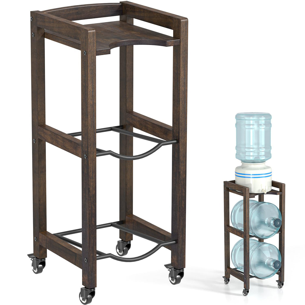 5 Gallon Water Jug Holder 3-Tier Wooden L542