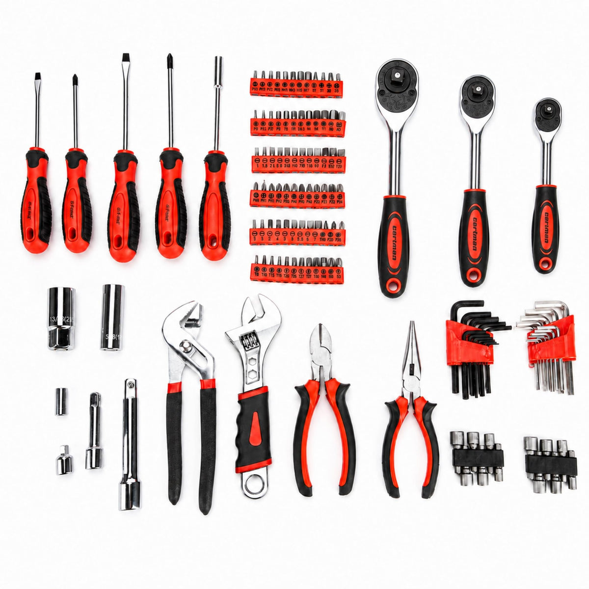 205-Piece Ratchet Wrench Tool Set D292454