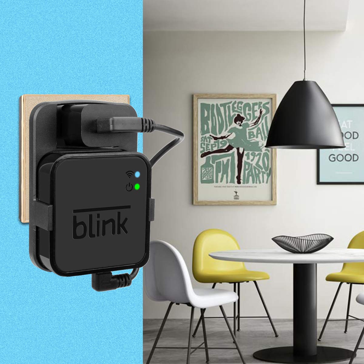Wall Mount Bracket Holder for Camera (Black) D46885