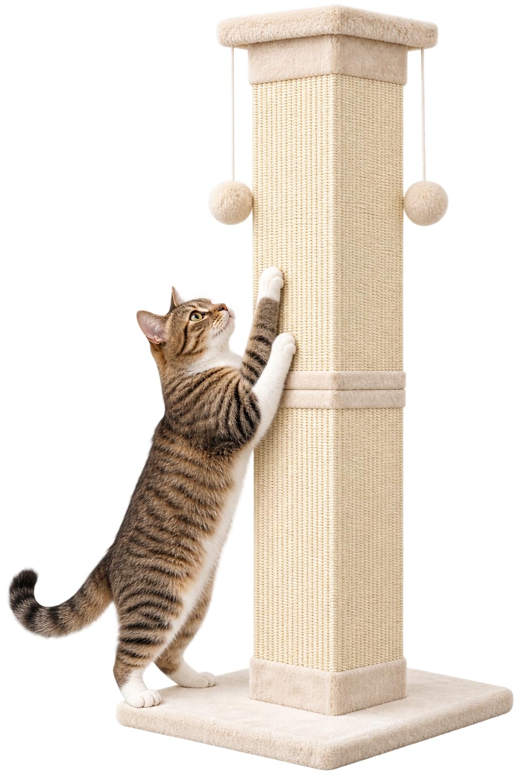33 Inch Nature Sisal Cat Scratching Post N149
