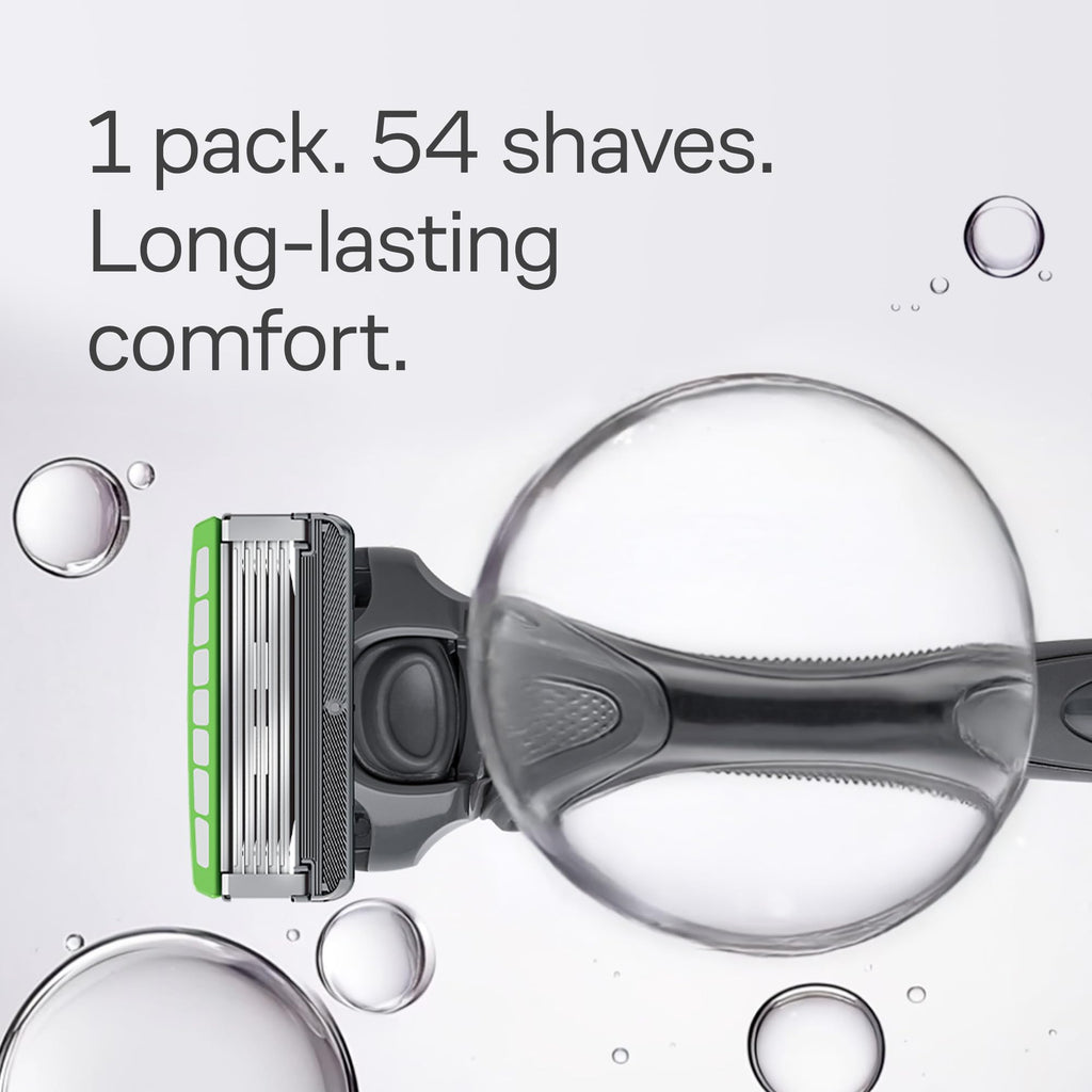Sensitive 5-Blade Razors with 1 Handle & 3 Refills L957