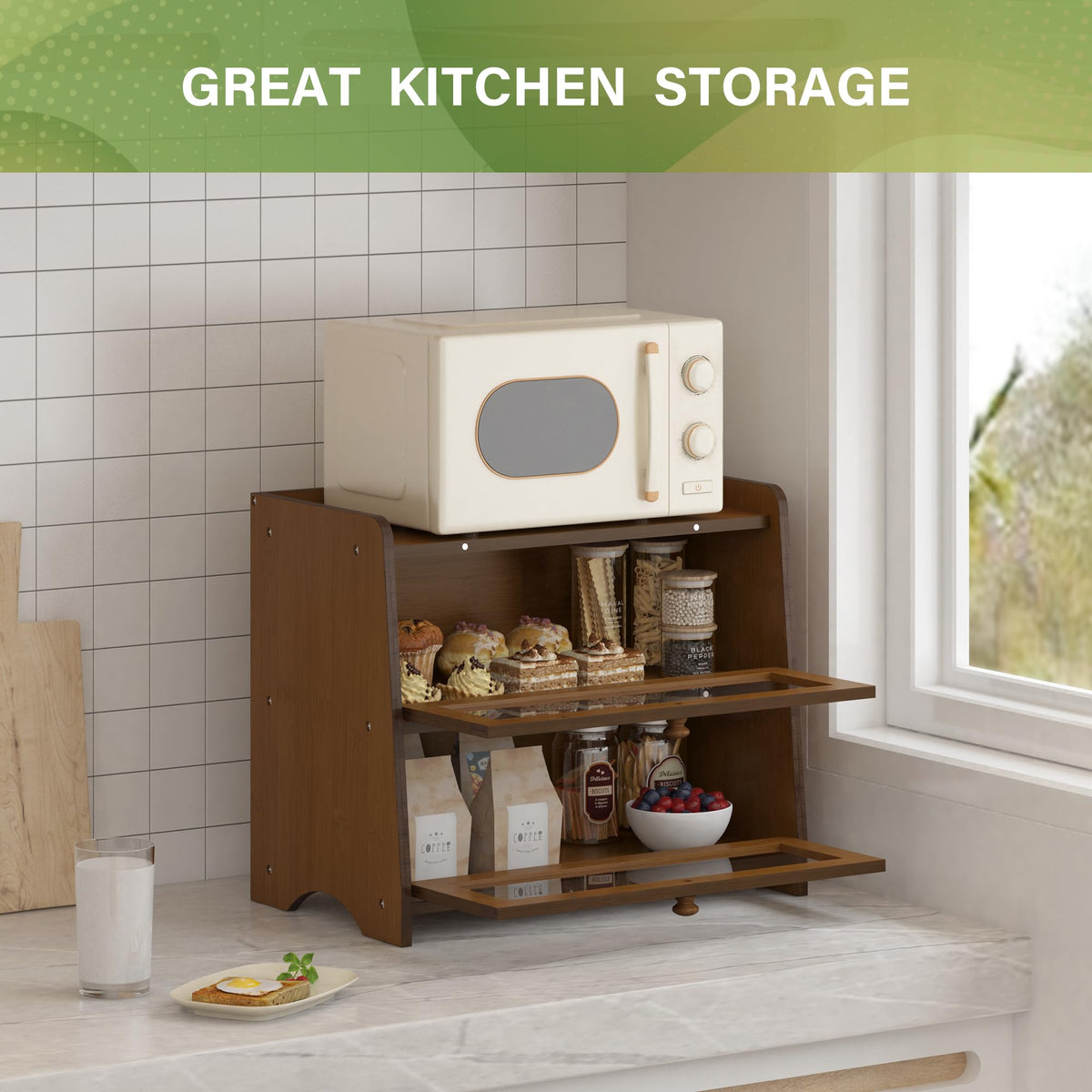 Double Layer Bread Box C924