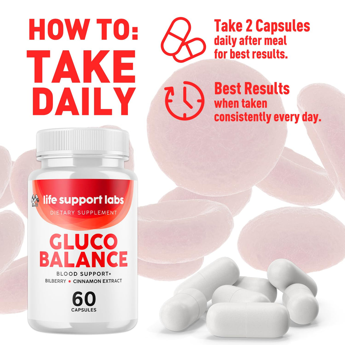 3 Pack 180 Capsules Blood Health Pills J198