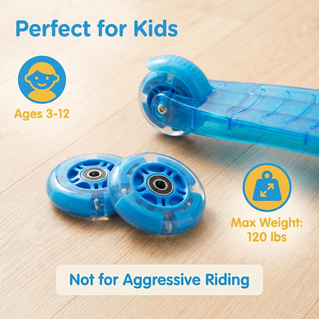 Light Up Scooter Wheels (2-Pack) X400