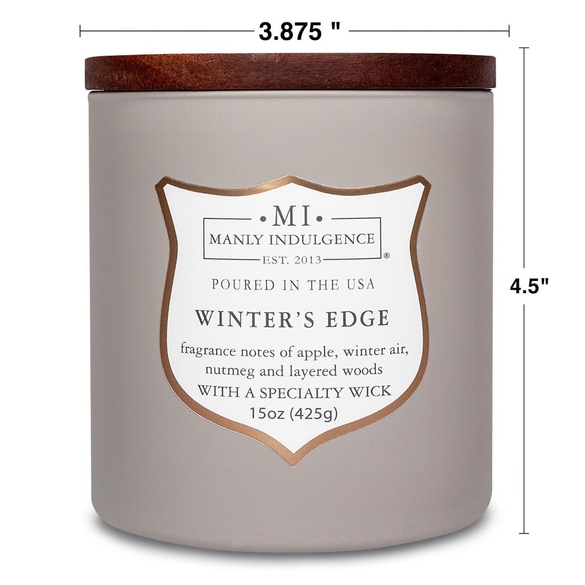 15 oz Wooden Wick Soy Blend Scented Candle Z831