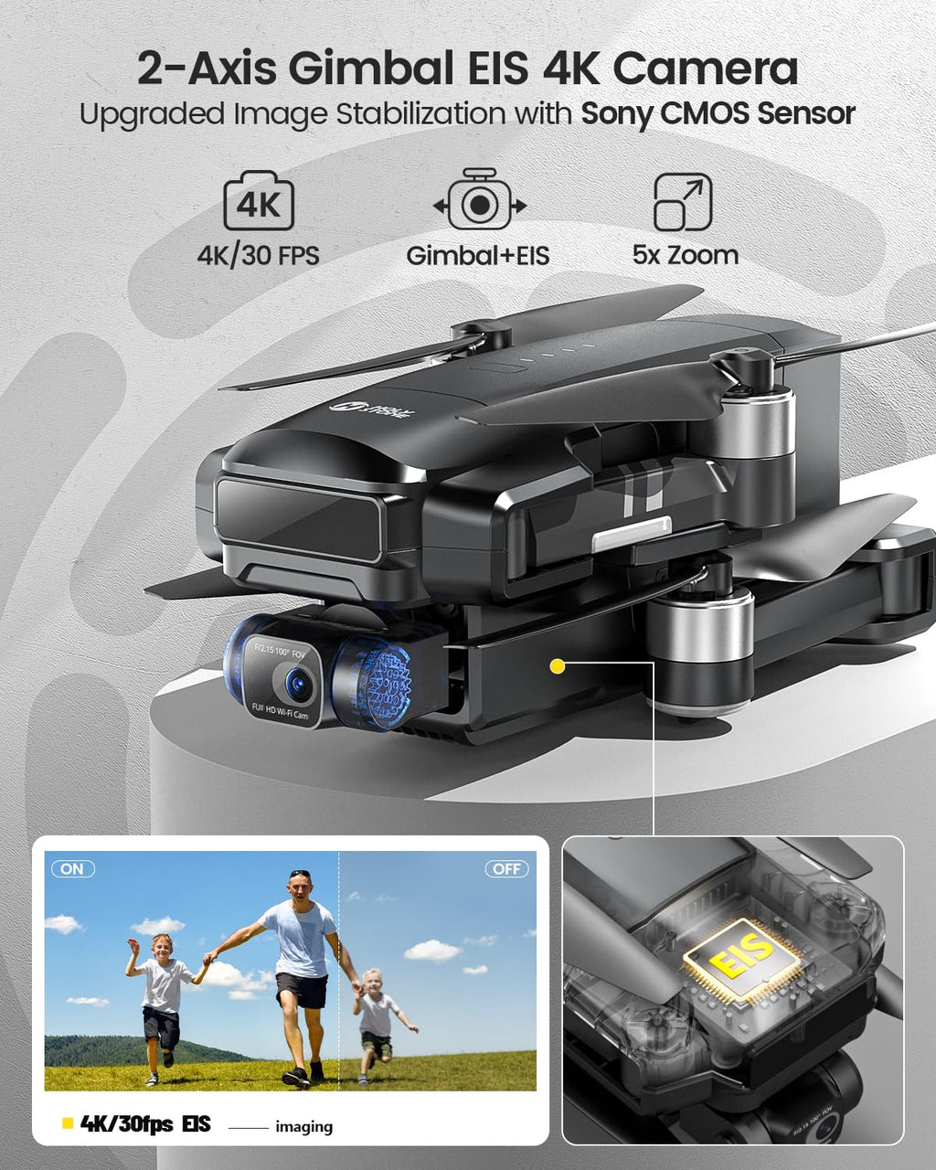 2-Axis Gimbal 4K Camera Drone F56346