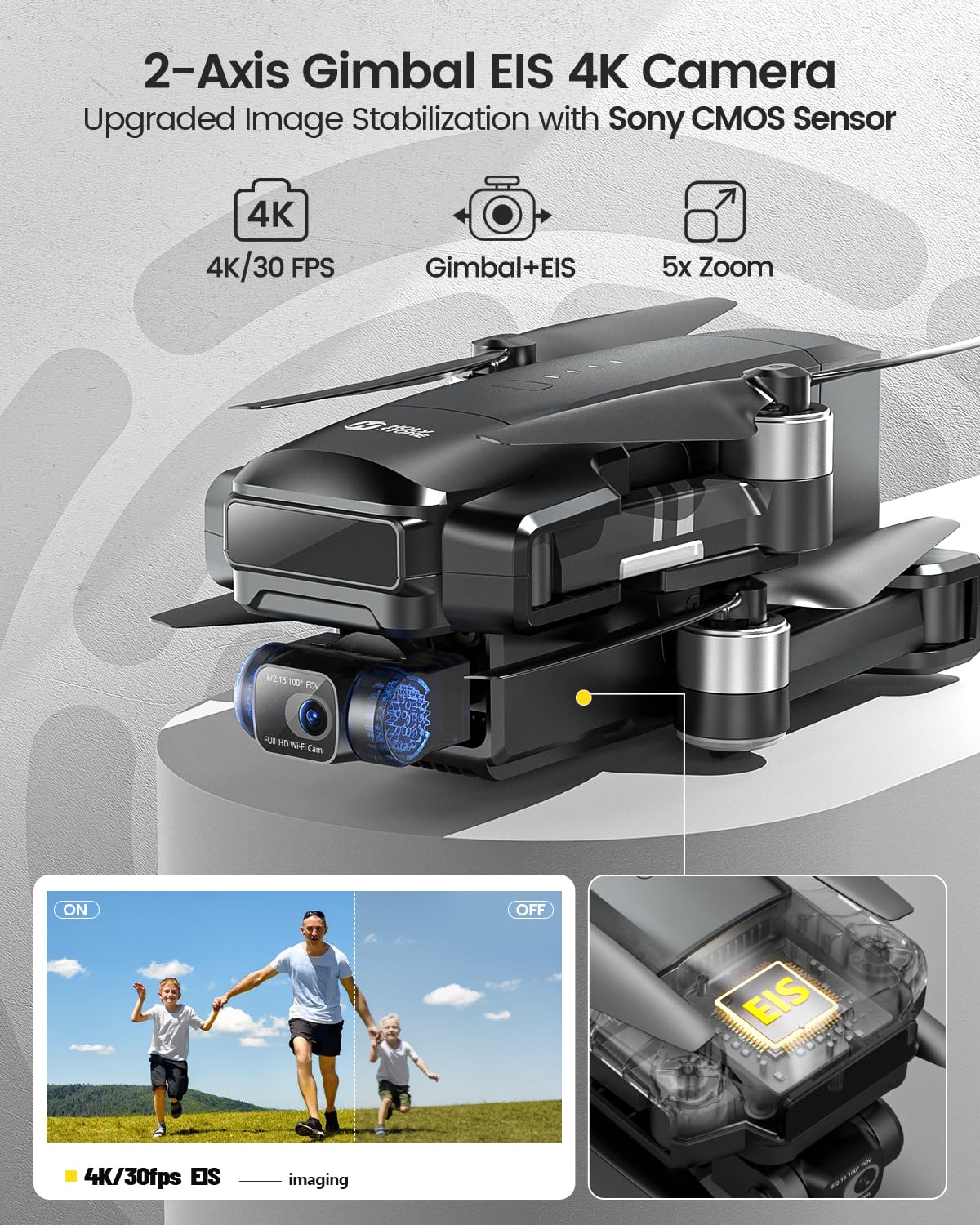 2-Axis Gimbal 4K Camera Drone F56346