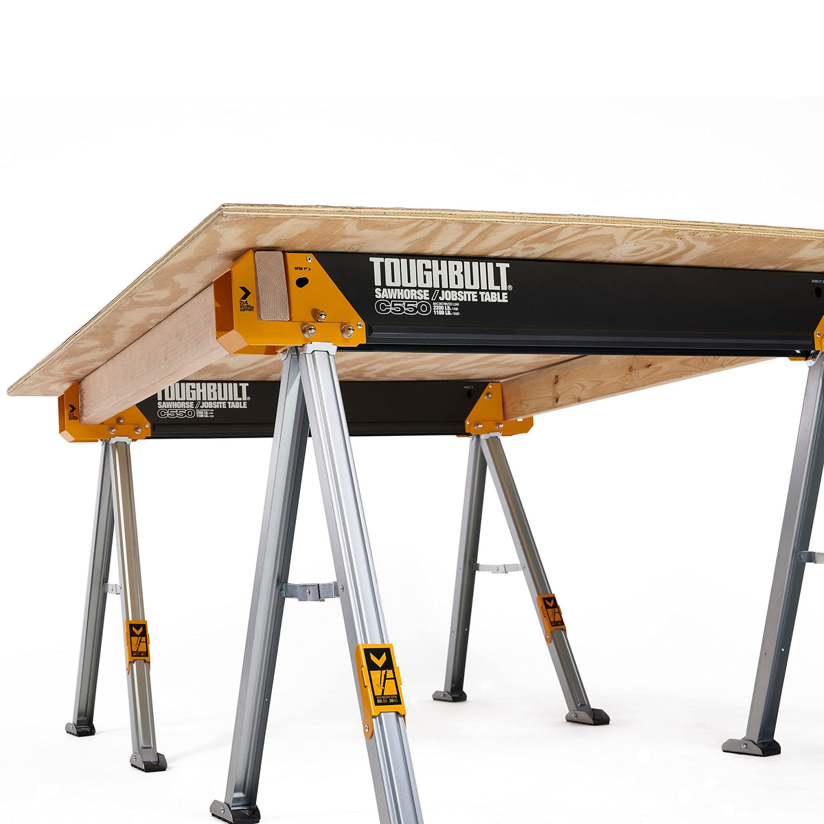 Folding Sawhorse & Jobsite Table 2-Pack G8850