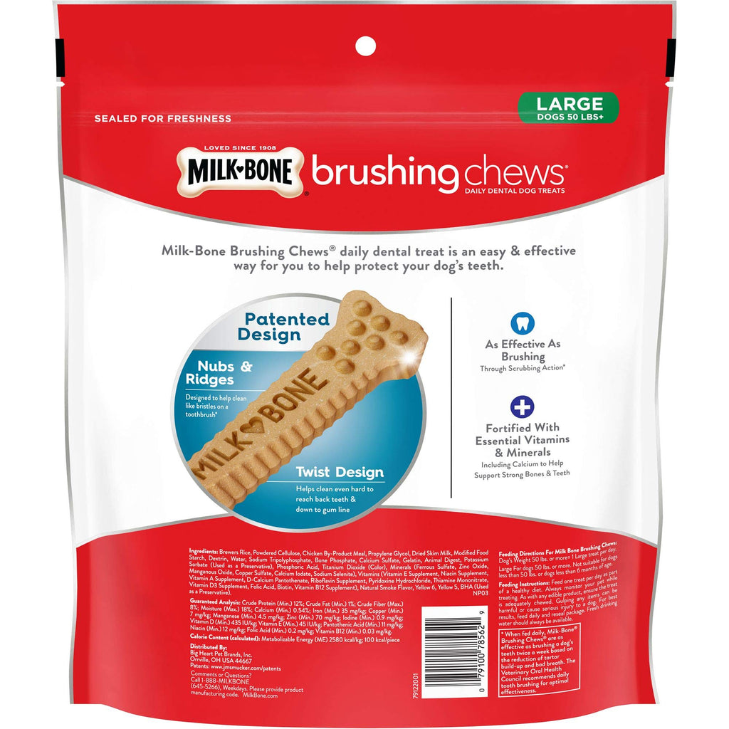 Large Daily Dental Dog Treats W156