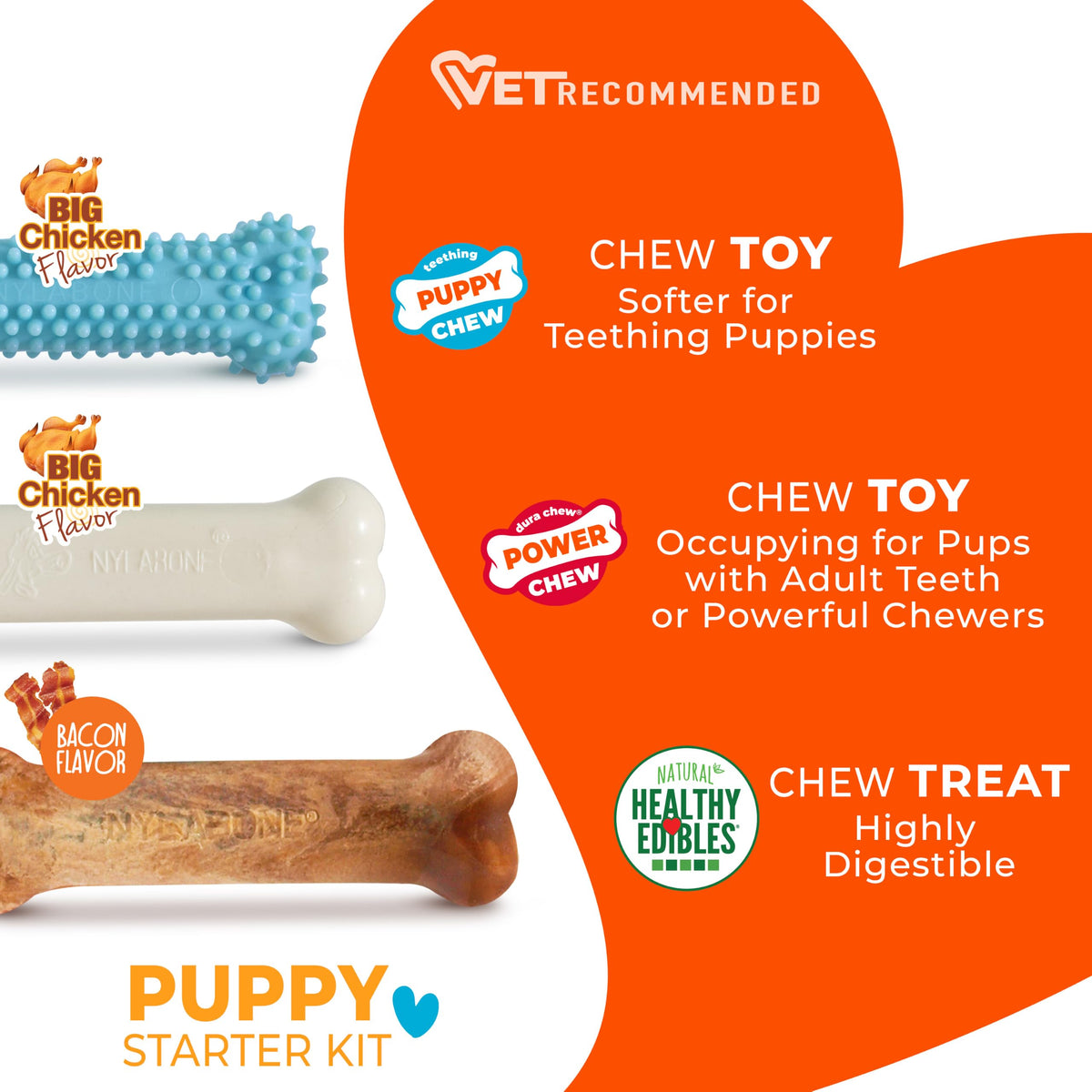 Puppy Teething Toys 3 Pack X6111