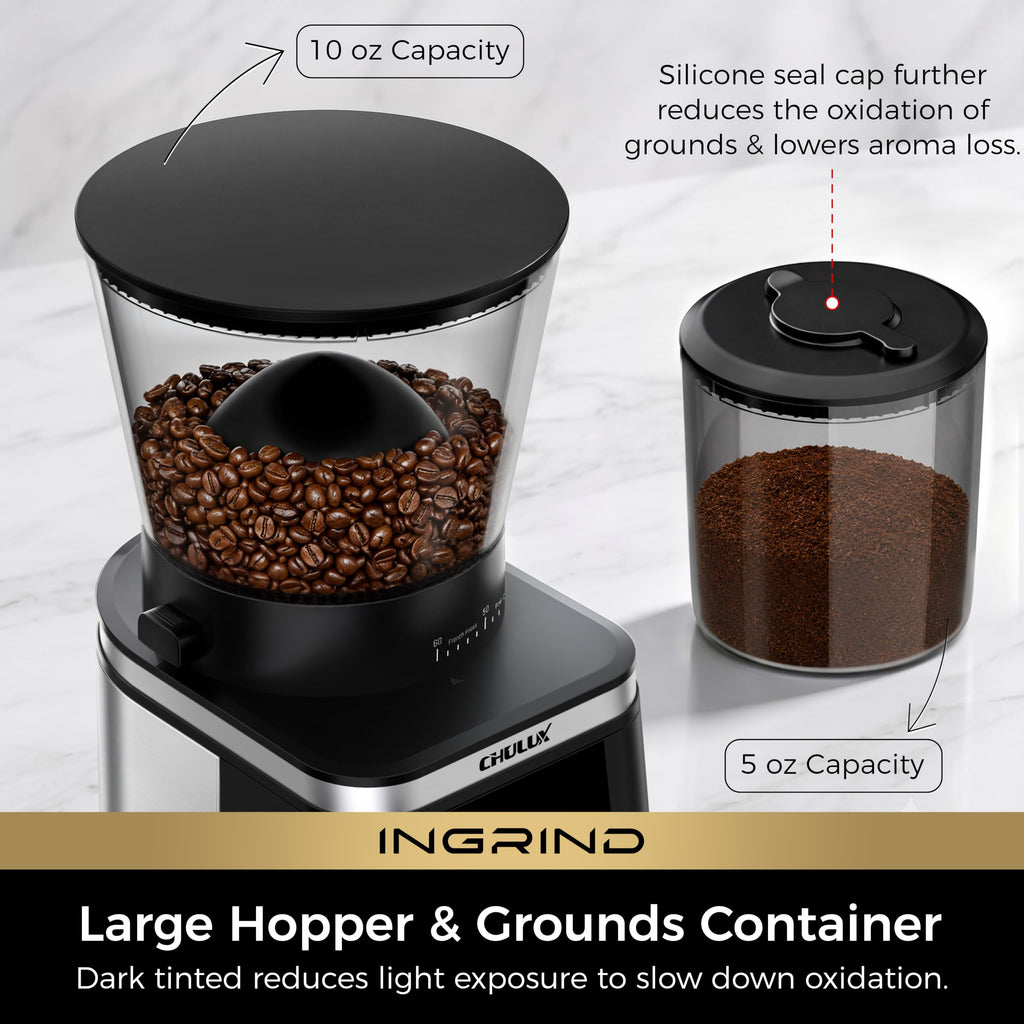 Electric Coffee Grinder with 60 Grind Settings U141