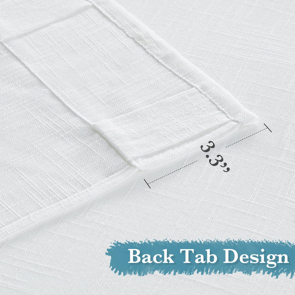 White Sheer Curtains W52 x L95 W412
