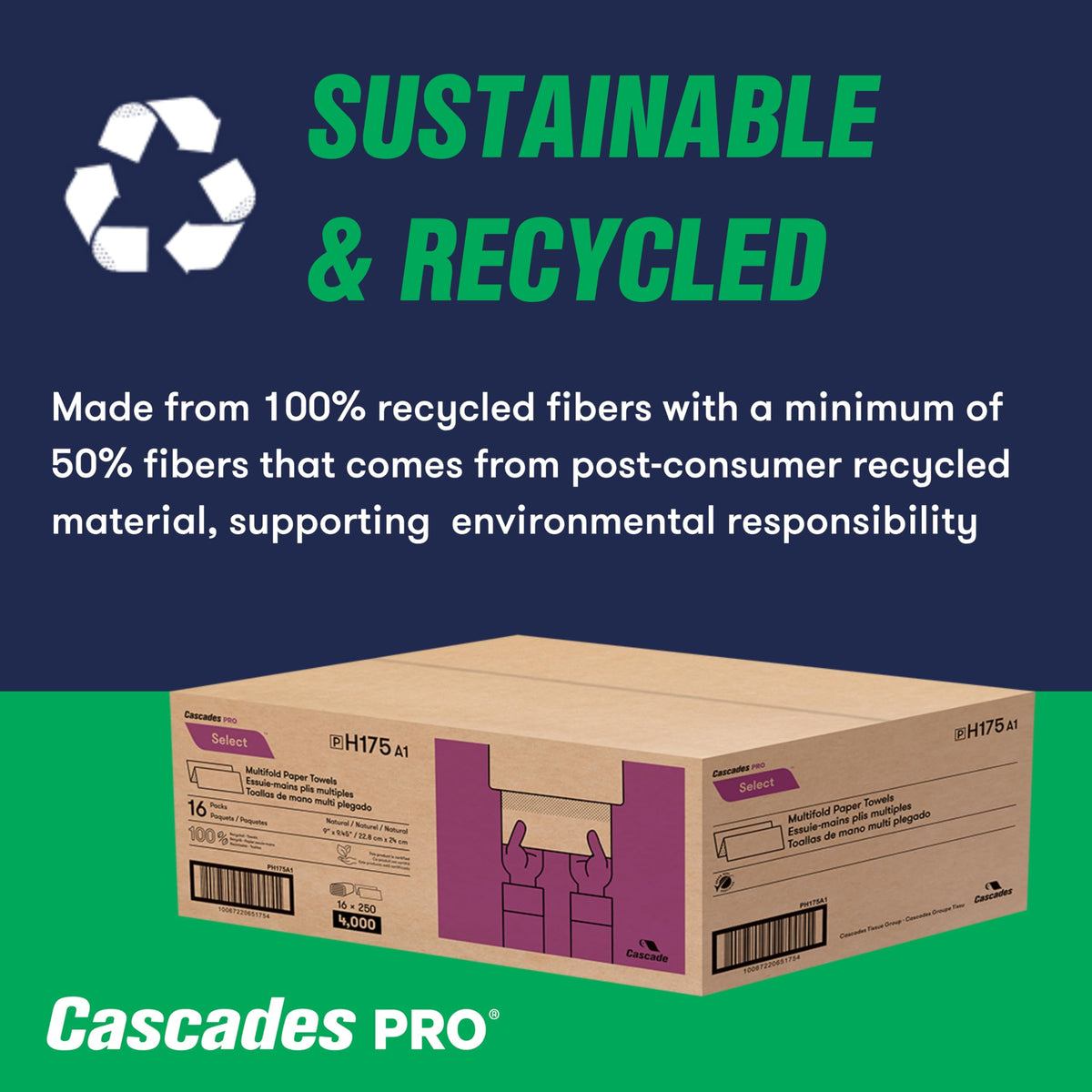Multifold Paper Towels 250 Sheets 16 Packs Natural Brown R676