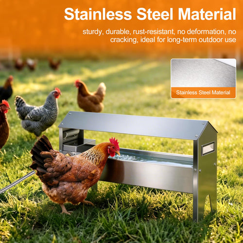 22'' Stainless Steel Automatic Chicken Waterer P925