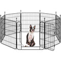 24in 8-Panel Expandable Dog Playpen J3848