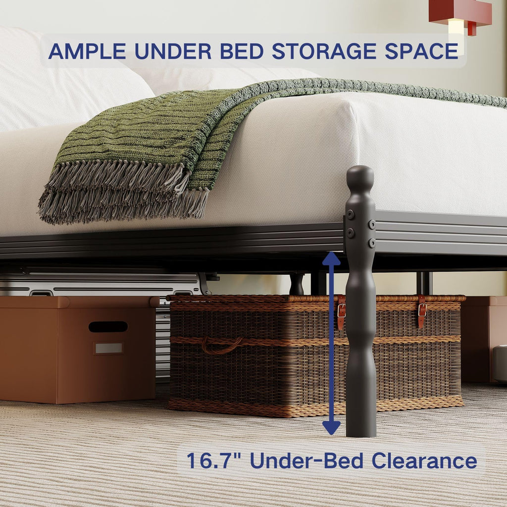 Queen Size Metal Bed Frame T41458