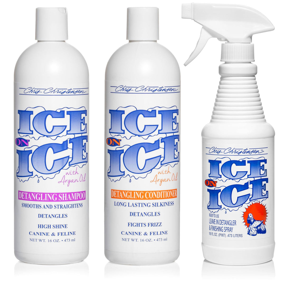 16 oz Detangling Shampoo Conditioner and Finishing Spray H387774