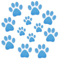 12 Pcs Non-Slip Bathtub Stickers Blue E7506