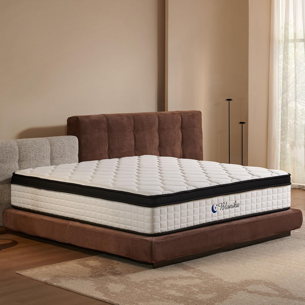 Full Size 12 Inch Memory Foam Pocket Spring Medium Firm Mattress L6302