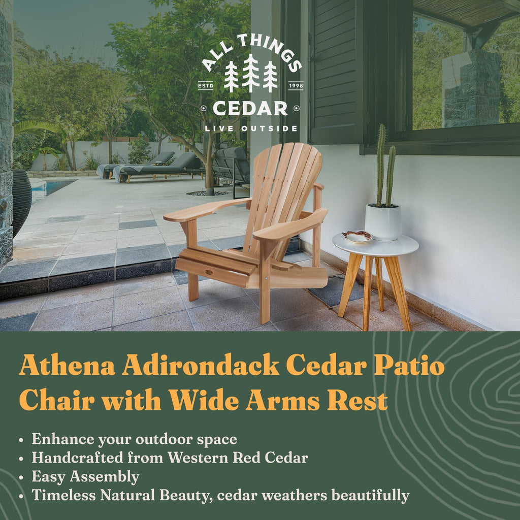 Natural 36 in Adirondack Chair I8030