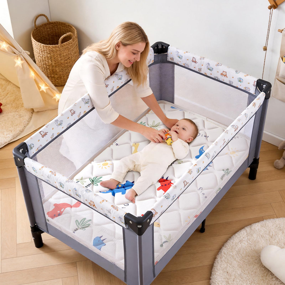 Cotton Pack and Play Mattress 38" x 26" P200