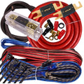 0 Gauge Amplifier Installation Wiring Kit Blue Power Cable T2940