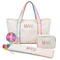 3 Pcs Canvas Mahjong Bag Set L319912