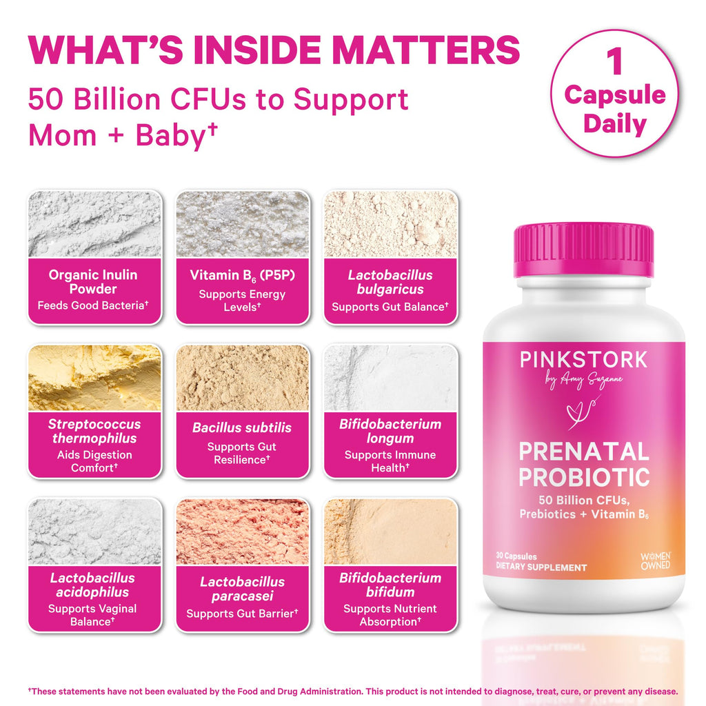 Prenatal Probiotic 50 Billion CFU 30 Capsules J678117