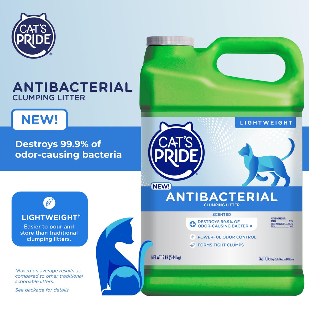 Antibacterial Odor-Eliminating Scented Cat Litter 12lb G480490