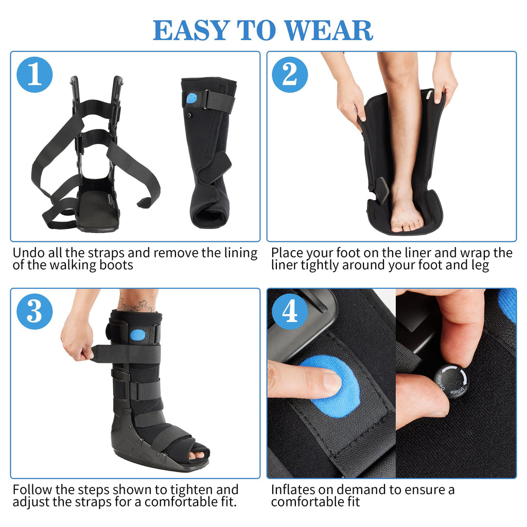 Tall Fracture Walking Boot with Air Bladders B51892