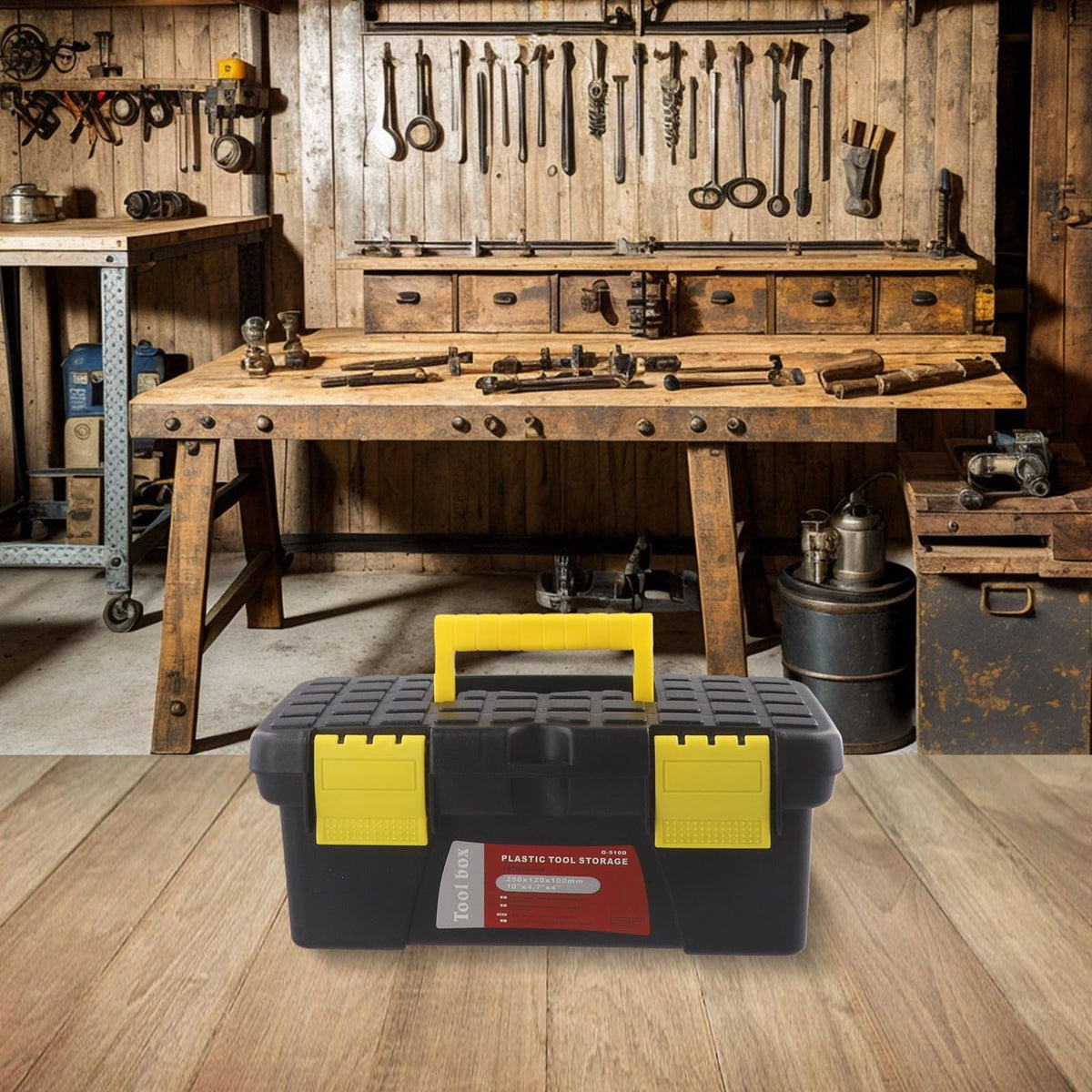 10 Inch Plastic Tool Box M9541