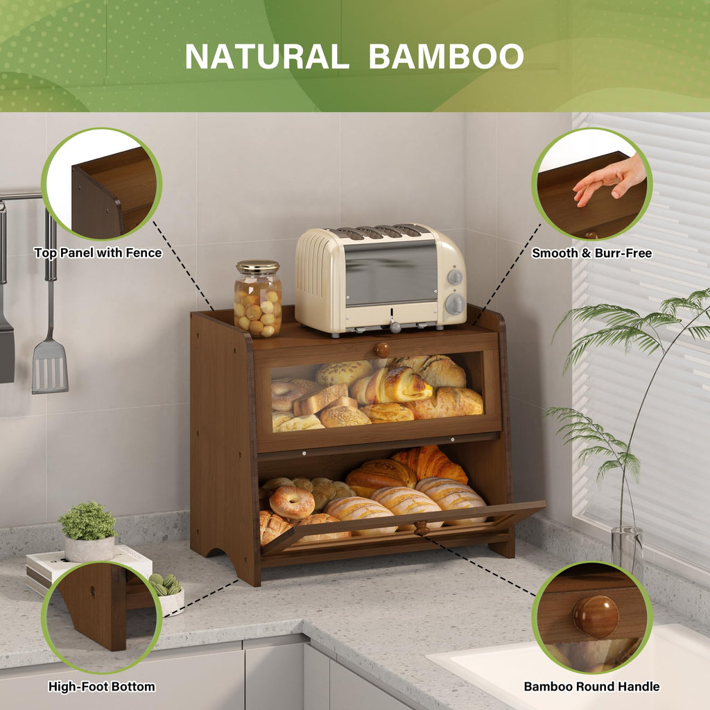 Double Layer Bread Box C924