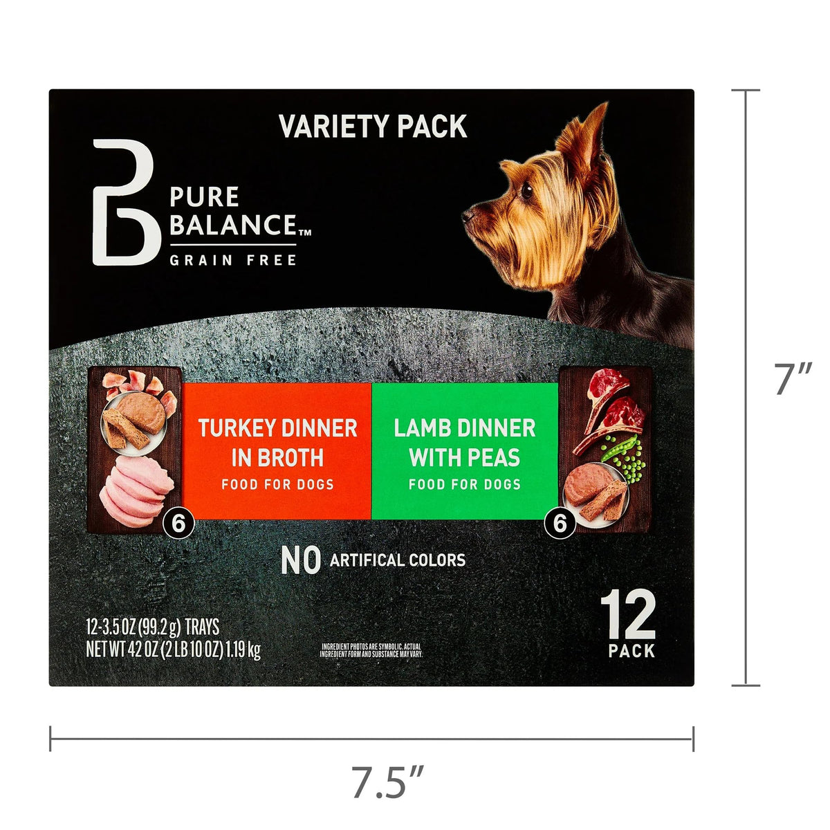 Grain-Free Wet Dog Food Variety Pack, 24 Count, 3.5 oz Trays Z73304