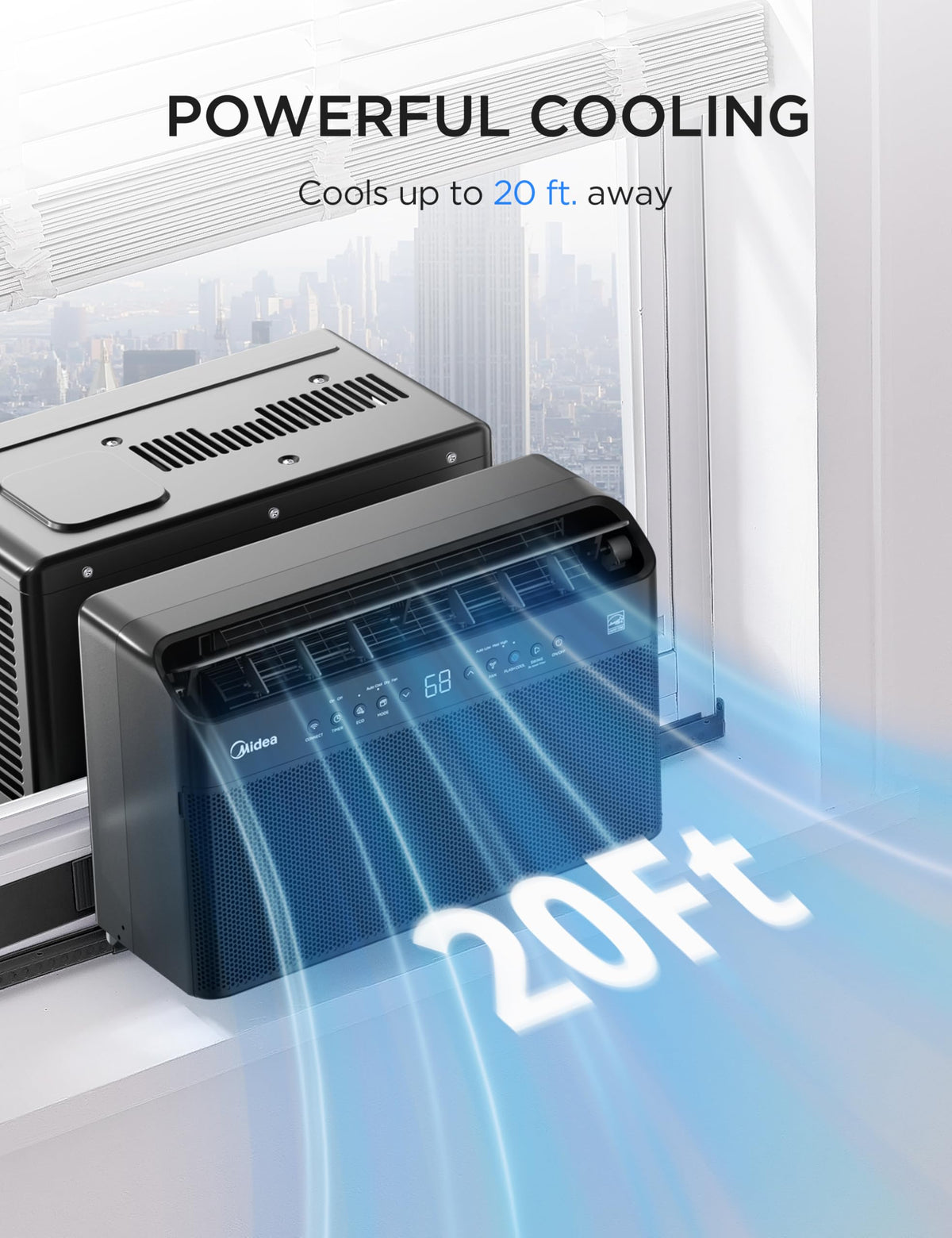 6,000 BTU U Shaped Window Air Conditioner O759196